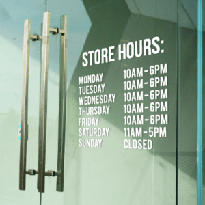 Cut-Out Vinyl Letters – Customizable & Durable Signage ...R300 per Square Including Weeding & Lifting Tape Application