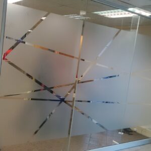 Sandblast Vinyl - Elegant Privacy & Décor Solution – R350 Per Square Meter